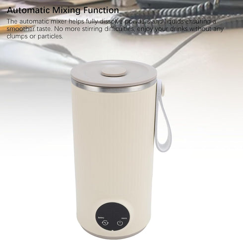LICAEVEY Portable Bottle Warmer, Mixer Constant Temperature Multifunctional Cordless Travel Bottle Warmer, Rechargeable