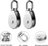 FUQUN Treehouse Accessories for Kids, Pulley with Bucket Cable, 2 Sets, Blue, Pirate Ship Playhouse Game