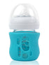 Olababy Silicone Sleeve for Avent Natural Glass Baby Bottles, 4 oz, Blue
