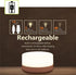 RTSU Dimmable Rechargeable Mini Touch Night Light, Wireless LED Lamp for Kids - Portable, Nursery Lamp