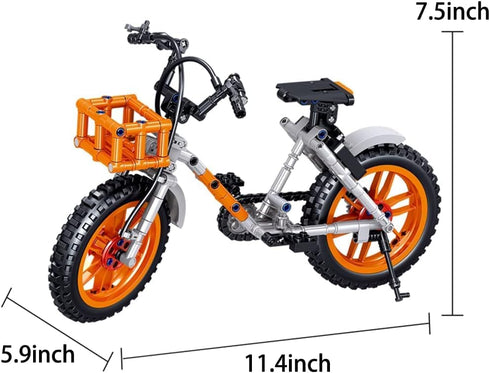 Motorcycle Building Blocks Bike Cycle - STEM Educational Building Kit for 6-10 Years Old Boys Compatible with Tech Set