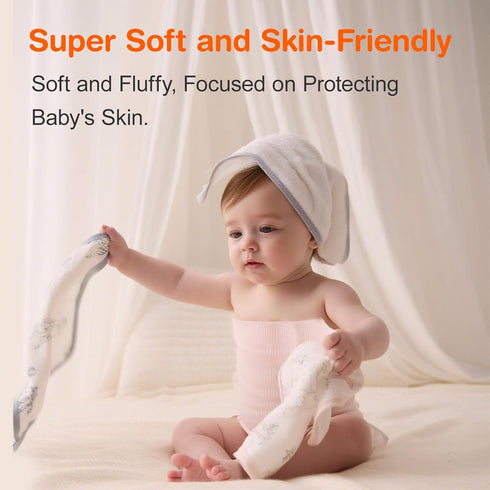 Towels-4 3 Pack Baby Washcloths, Soft Burp Cloths, Absorbent Baby Bath Layer Design-Reusable Baby Wipes Newborn Bath