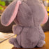 HOUPU Soft Toy - Sitting Lop Eared Rabbit, Easter White Rabbit Stuffed Bunny with Carrot Plush Toy