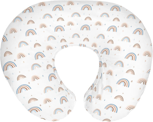 Boho Rainbows Baby Nursing Pillow Covers for Boy Girl Colorful Rainbow Drops