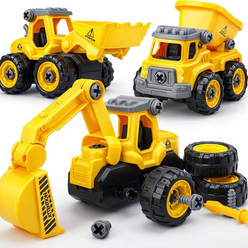 TOY Life Constructions Toys Vehicles Trucks Take Apart Toys Sandbox Toys Trucks