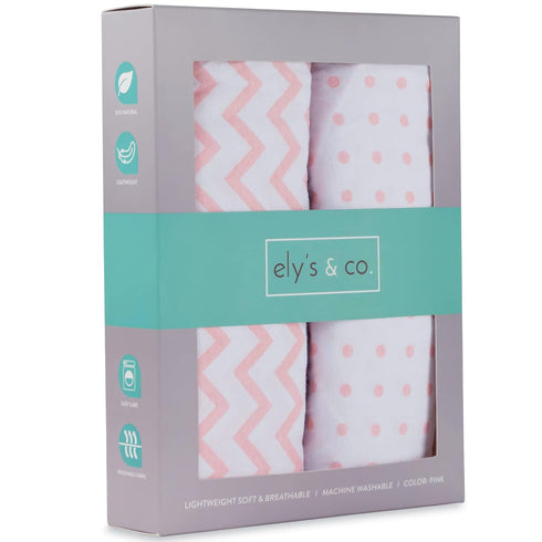 Ely's & Co Pack n Play , Portable mini Crib Sheet Set