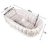 24 PandaEar Inflatable Baby Bathtub with Integrated Built-in Air Pump - No External Pump Needed, Non-Slip Portable