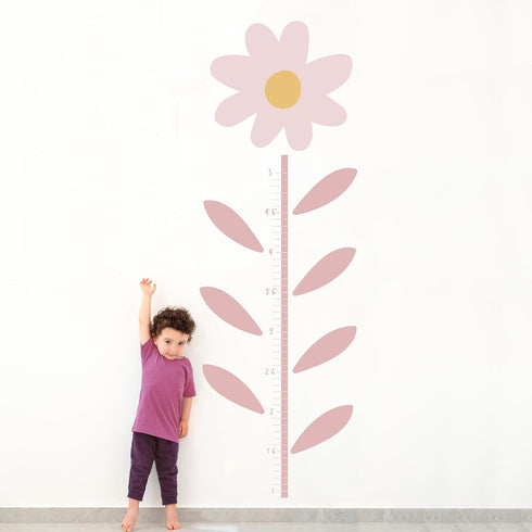 Flower Growth Chart Wall Decals by Lambs & Ivy - Daisy Dreams Collection