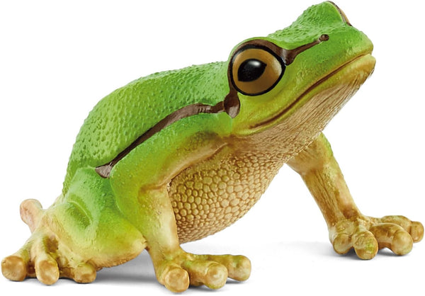 Schleich Wild Life - European Tree Frog Toy Figurine. Realistic Hand-Painted Animal