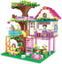 Set 6-12+ HOGOKIDS Tree House Friends Building with LED Light - Girl House Forest Building Block Toy Kit, Birthday