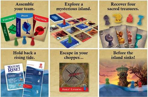 Forbidden Island - Cooperative Strategy Survival Board Game for 2-4 Players