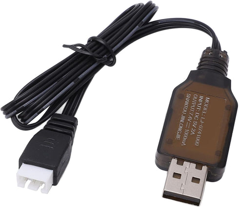 RC USB Charging Cable, 7.4V 1000mA Lipo Battery Charger for 1:16 Remote Control Car