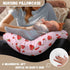 Daulesho Pink Strawberry Newborn U-Shaped Breastfeeding Pillowcase Watercolor Strawberries Nursing Pillow Covers