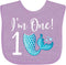 inktastic 1st Birthday Baby Bib - Mermaid Party