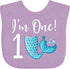 inktastic 1st Birthday Baby Bib - Mermaid Party