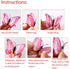 Somotersea 24Pcs 3D Butterfly Wall Decor, Removable Decoration for Girls Room & Birthday Party, Blue