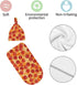 Burrito Pizza Baby Stuff Newborn Swaddle Blanket with Beanie Set, Soft and Stretchy Baby Blanket Swaddle Sack for Boy
