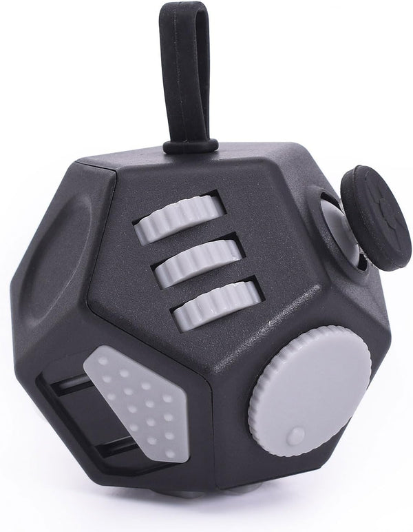 UOOEFUN Mini Fidget Toys Cube,12 Sided Cube Toys Relief Stress,Anxiety, Depression,Autism for