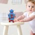 Drumming 3.74 Inches, SAFIGLE Wind up Vintage RobotClockwork Robot Tinplate Toy - Retro Wind-up Collectible for Home