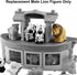 Replacement Male Lion Figure for Fisher-Price Little-People Noah's Ark Playset - BMM06 - DKV14, Yellow & Brown