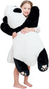 Panda Stuffed Animal, 1.87lbs Cute Weighted Plush Hugging Pillow Toy for Boys and Girls, 31.4 Inch