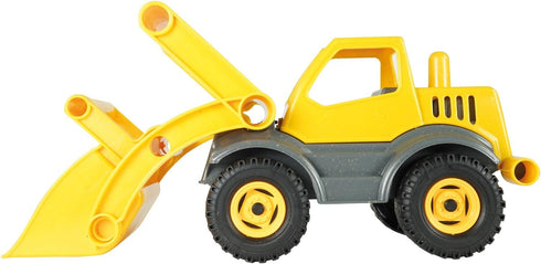 Lena Bulldozer Eco Active Toy for Kids, Easy Grab Handle and Flip Open Cab, Super Sturdy Construction for Real Action