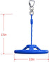 Rainbow Craft 3-Pack Ninja Wheel Obstacle for Kids, Swing Monkey Wheel for Ninja Warrior Obstacle Course, Blue, Red &