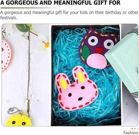 Educational 12 Pcs Sewing Kit, Stuffed Animal Sewing Kit DIY Felt Animals Craft Kit for Beginners Girls Boys.