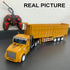 17.3" 2 1:32 3 4 5 Remote Control Dump Toy for Kids - RC Semi Truck with Batteries, Construction Vehicles with Lights