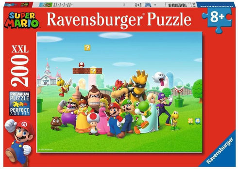 Ravensburger Super Mario 200 Piece Jigsaw Puzzles for Kids Age 8 Years Up, Extra Large Pieces
