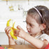 Hape Wooden Healthy Cutting Play Fruits with Play Knife | Pretend Play Kitchen Toys for Toddlers Age 3Y+
