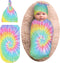 Norchzi Tie Dye Newborn Swaddle Blanket with Hat Set Baby Stuff Receiving Blankets