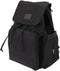 HAMPPLIES Diaper Bag Backpack for Moms with Drawstring Closure, Black Diaper Bag with