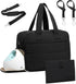 Diaper Bag with Breast Pump Laptop Compartment, Puffer Quilted Tote Bag with