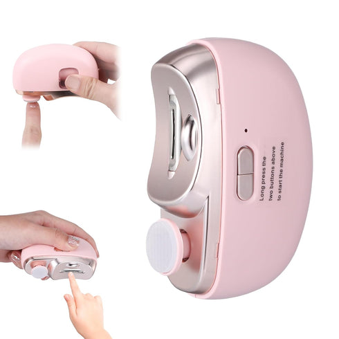 Keggaen 3 in 1 Electric Nail Clippers for Adults, Automatic Nail Grinder for