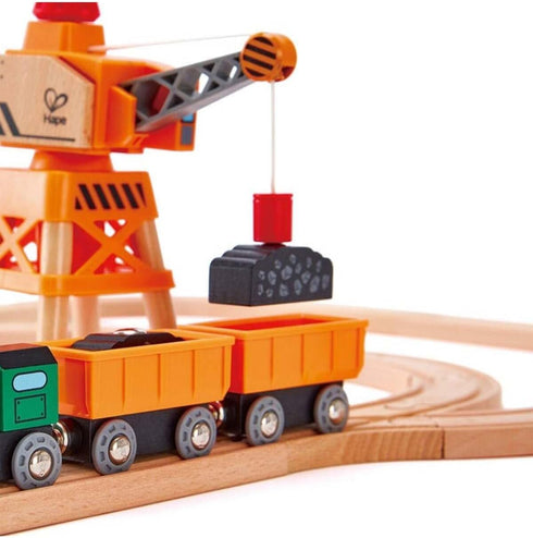 Set Hape Diesel Freight Train with Magnetic Connection