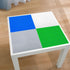 10 Packs 10" 10 MANNIDOO Peel-and-Stick Baseplates, x Classic Adhesive Building Base Plates for Walls and Tables