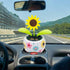 1Pc Sunflower Solar Dancing Decor for Car - Solar Powered Swinging Animated Dancer, Funny Ornaments, Solar Power Kits