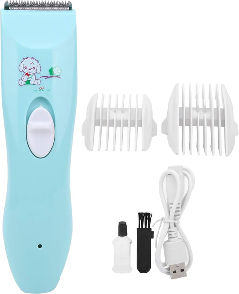 Zerodis Baby Hair Clipper, Children Ultra-Quiet Electric Trimmer USB Rechargeable Cordless Haircut