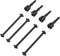 ShareGoo Steel Drive Shaft & Wheel Stub Axle Adapter for WLtoys A959 A969 A979 K929 1/18 RC Car Buggy