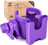 Universal Stroller Cup Holder with Mobile Phone Case, 2-in-1 Strollers Storage Rack, 360 Degrees Rotation Drink Holder