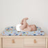 Watercolor Baseball Changing Pad Covers, Soft Stretch Fitted Diaper Change Table Mats for Boy Girl, 32" x 16"