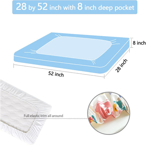 Ruby,52 x28 Cherry Blossom Themed Fitted Crib Sheet,Toddler Bed Mattress Sheets - Crib Mattress Sheet or Toddler Bed