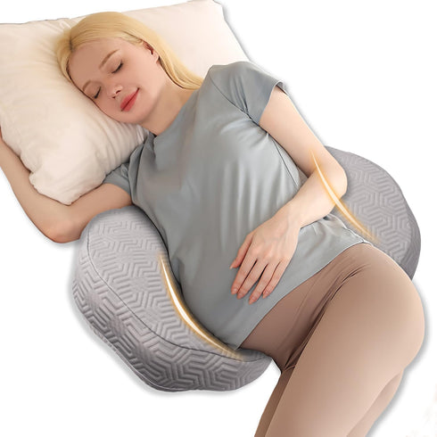 Chilling Home Pregnancy Pillow - Upgraded Memory Foam Maternity Pillow for Pregnant