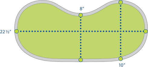 Kiddologic 2 Baby Burp Cloth, Triple Protection, Layers Soft Absorbent Terry, Waterproof Lining, Large Size Curved