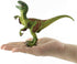 Velociraptor Dinosaur Toy Figurine with Moving Jaw, Detail Raptor Action Figure for Kids Birthday Gift, Green