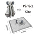 Pro Goleem Elephant Loveys for Babies - Soft Security Blanket and Stuffed Animal Toy for Infant and Toddler, Gray 16