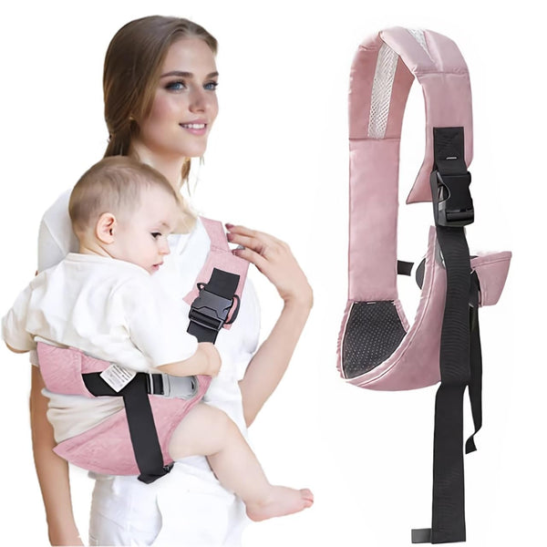 Easy to Wear Baby Sling Carrier - Compact Toddler Carrier with Adjustable