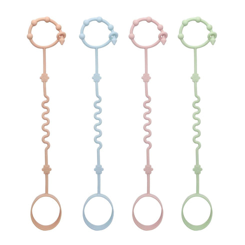 Toy Straps for Baby, RTMOK Silicone Pacifier Clip, Applies to Car Seat, Teether Toy, Stroller Accessories