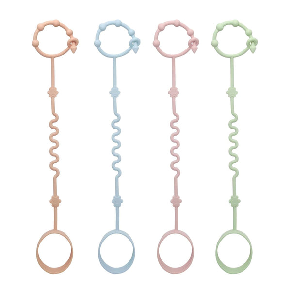 Toy Straps for Baby, RTMOK Silicone Pacifier Clip, Applies to Car Seat, Teether Toy, Stroller Accessories